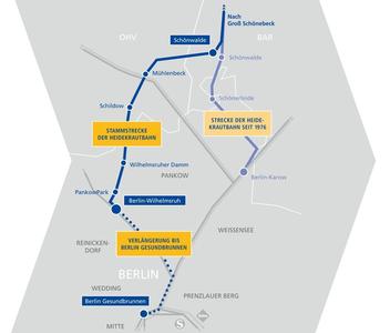 NEB-Karte Stammstrecke Heidekrautbahn